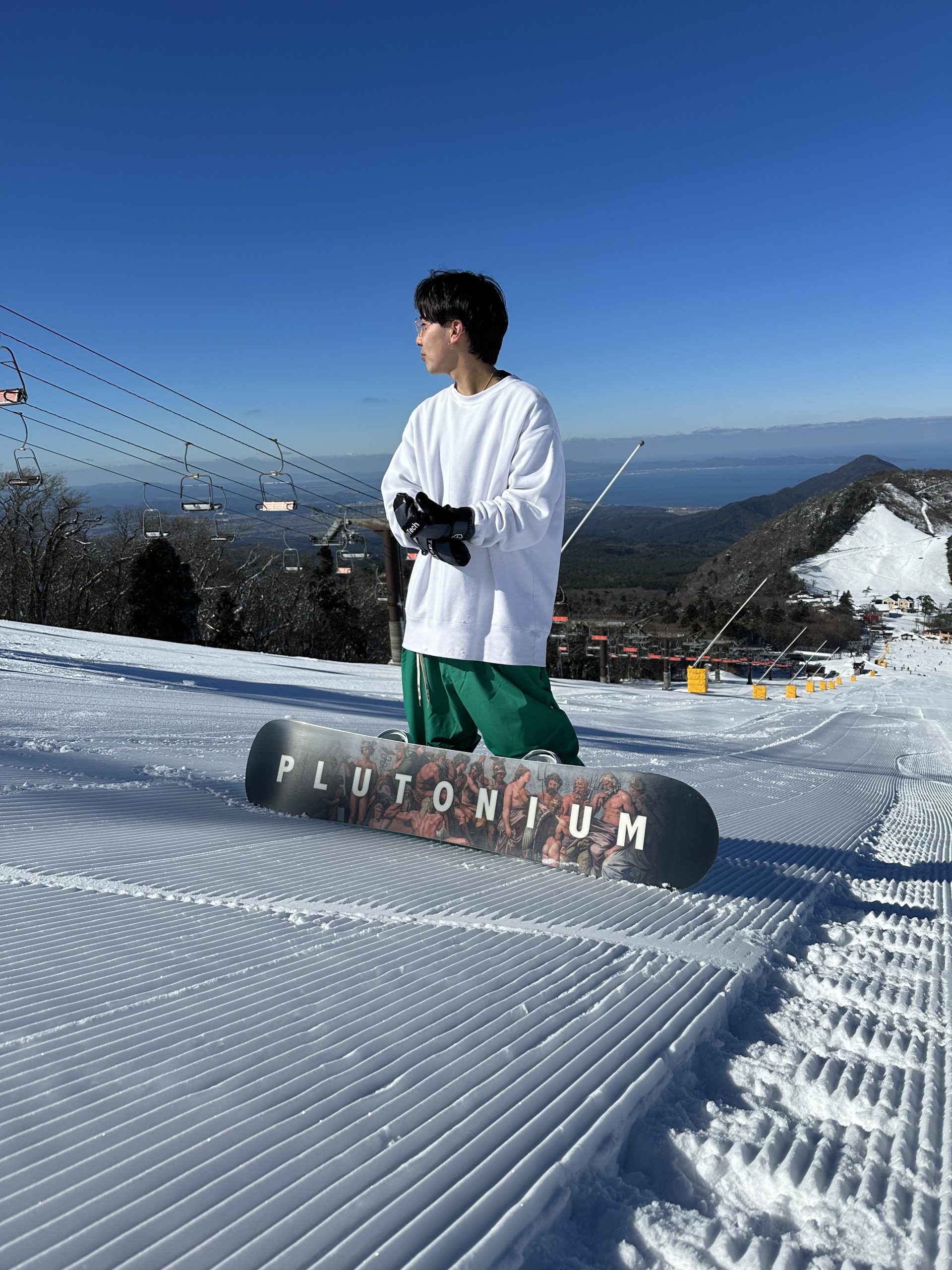 本格的な雪が?️